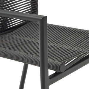 Kave Home Culip tuinstoel Zwart