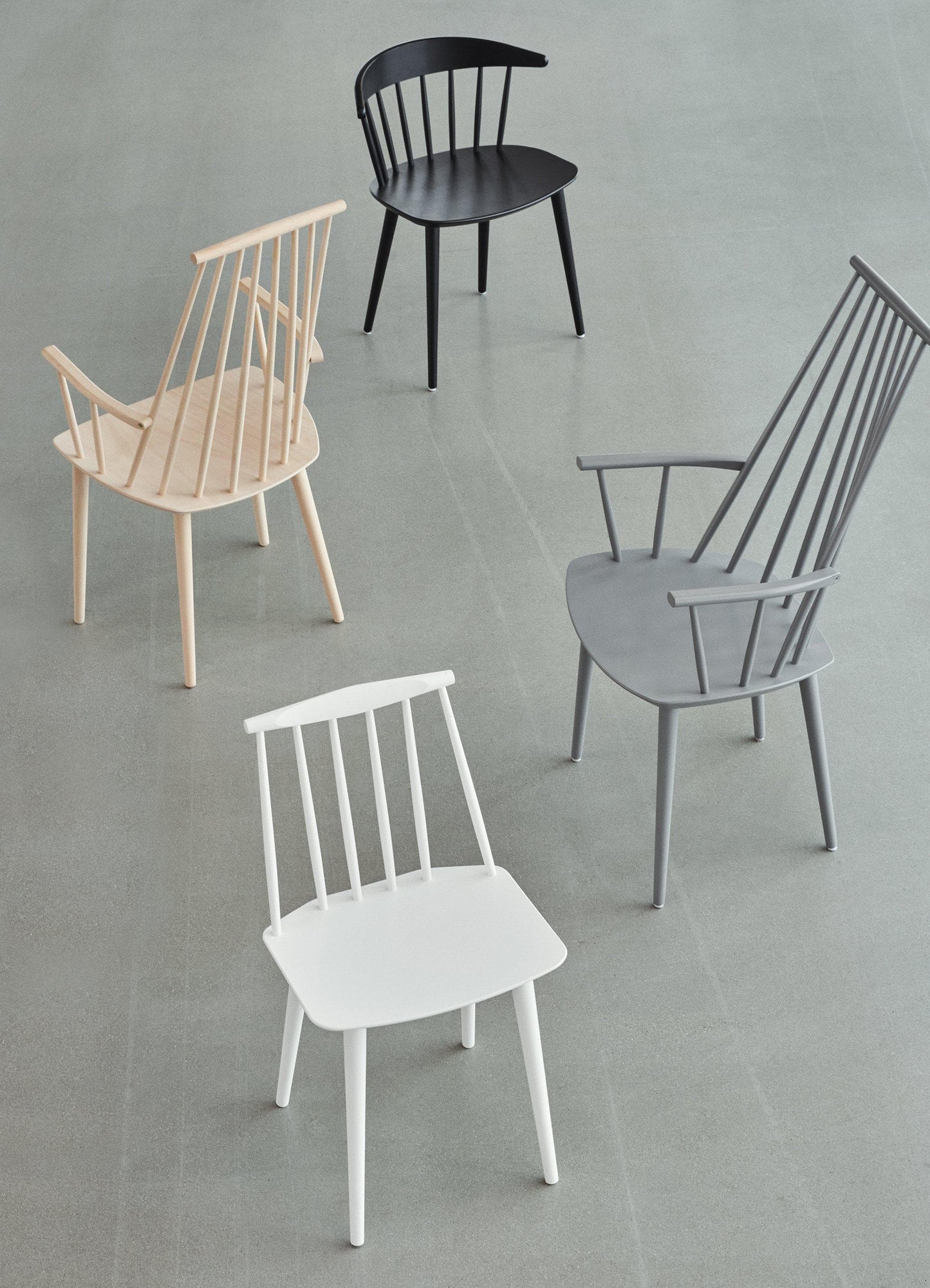 HAY J104 eetkamerstoel stone grey