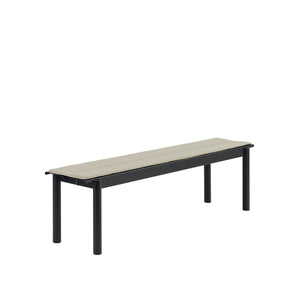 Muuto Linear Steel tuinbank seat pad 170 cm Grey
