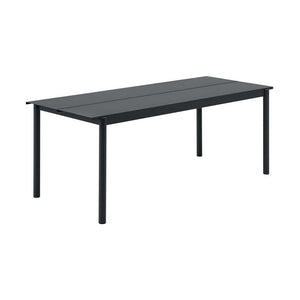 Muuto Linear Steel tuintafel 200 x 75 Black