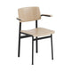 Muuto Loft eetkamerstoel met armleuning eiken Black