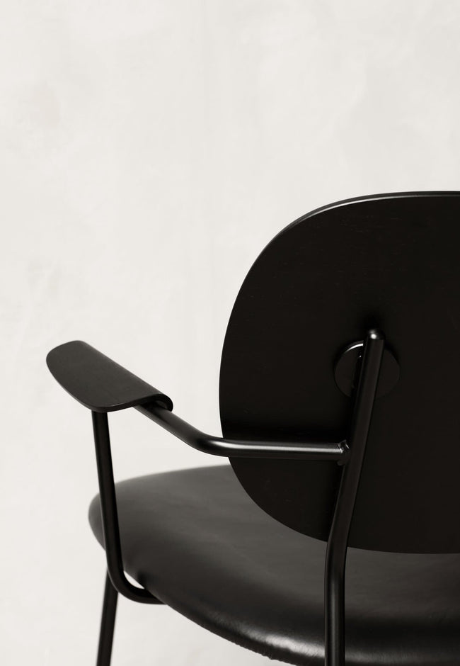 Audo Copenhagen Co Chair fauteuil gestoffeerd zwart - Audo Copenhagen Co Chair fauteuil gestoffeerd zwart