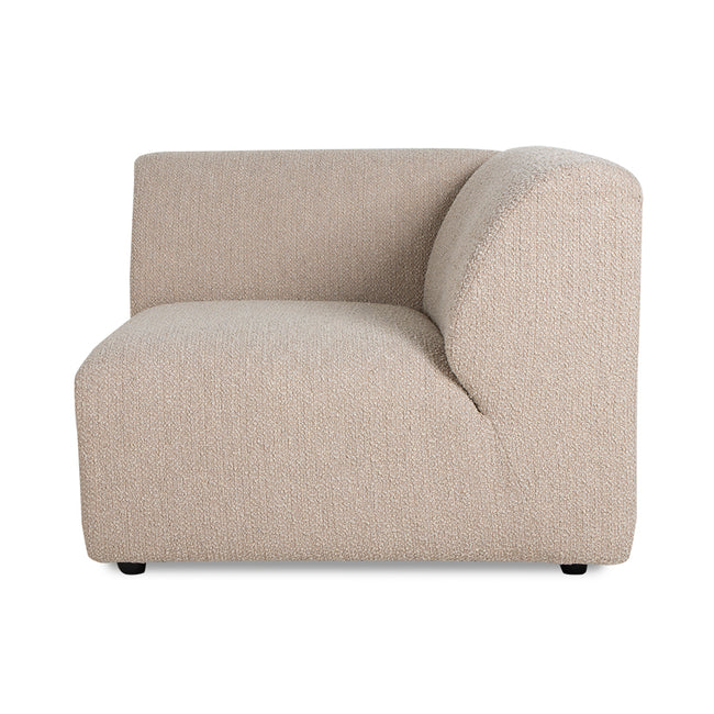 HKliving Jax bank Right End Boucle Taupe Beige - HKliving Jax bank Right End Boucle Taupe Beige