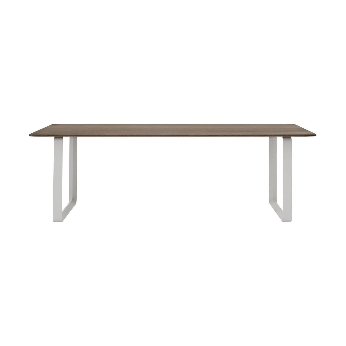 Muuto 70/70 eettafel 225 X 90 cm smoked oak/grijs