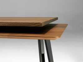 QLIV On Top tafel rechthoekig Smoked Oak 160x90
