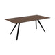 HelloTable Novum 30 eettafel Rechthoekig 260x100 cm eiken dark stained/zwart