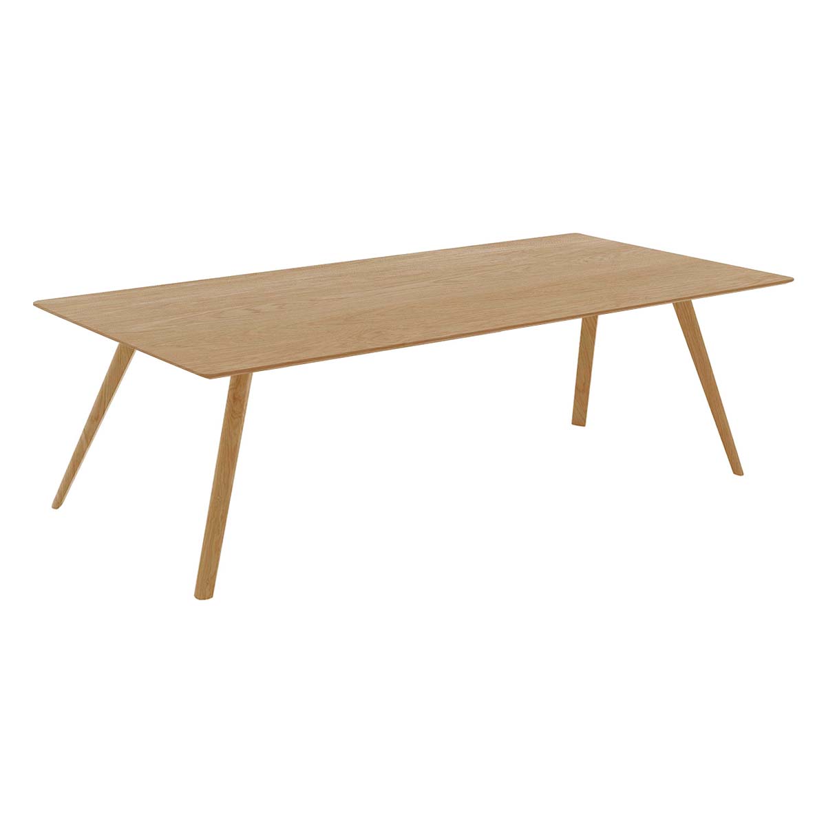 HelloTable Novum 15 eettafel Rechthoekig 180x100 cm eiken naturel