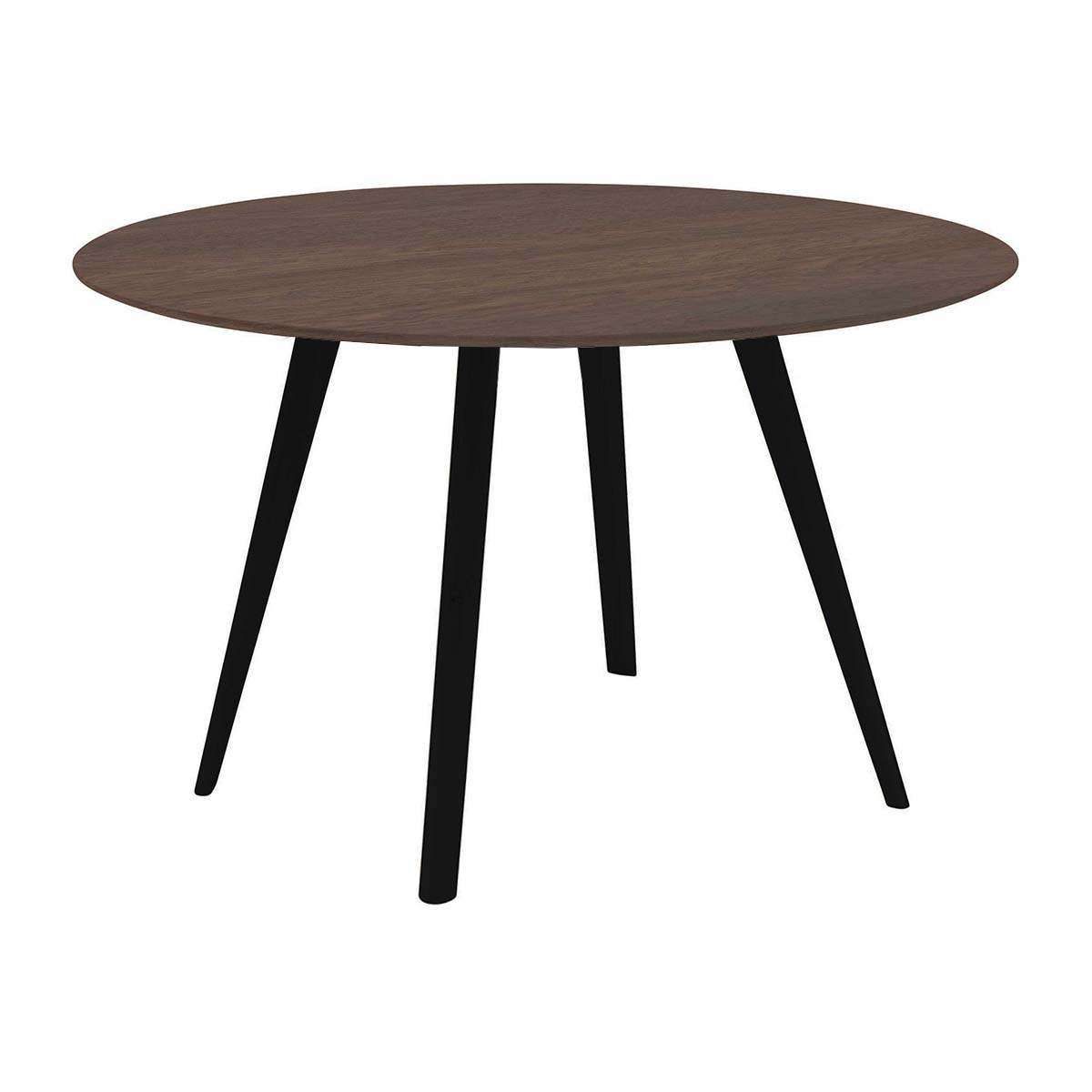 HelloTable Novum 15 eettafel Rond Ø150 cm eiken dark stained/zwart