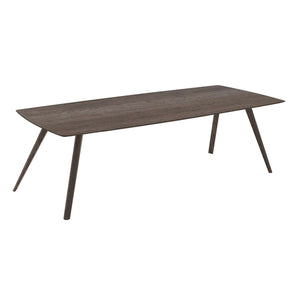 HelloTable Novum 15 eettafel Semi Rechthoekig 200x100 cm eiken leem