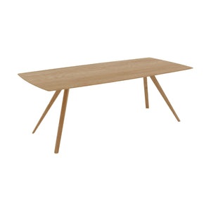 HelloTable Novum 30 eettafel Semi Rechthoekig 220x100 cm eiken naturel