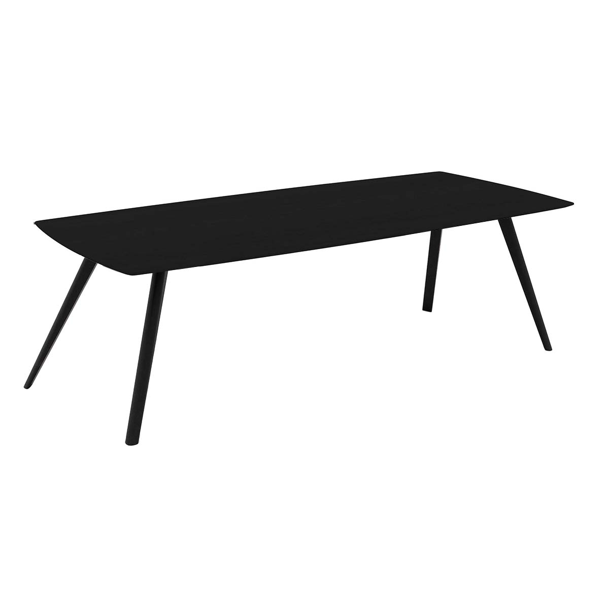 HelloTable Novum 15 eettafel Semi Rechthoekig 240x100 cm eiken zwart