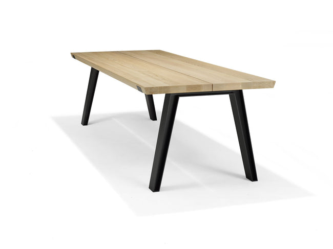 QLIV Side-to-Side tafel naturel eiken 320x100 - QLIV Side-to-Side tafel naturel eiken 320x100