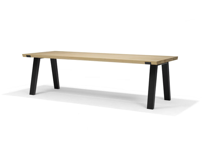QLIV Side-to-Side tafel naturel eiken 280x100 - QLIV Side-to-Side tafel naturel eiken 280x100