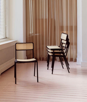 Zuiver Jort stoel black/natural