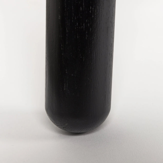 Zuiver Glimps uitschuifbare eettafel zwart 120/162 x 80 cm - Zuiver Glimps uitschuifbare eettafel zwart 120/162 x 80 cm