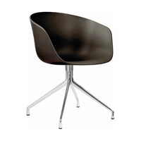 HAY About a Chair AAC 20 eetkamerstoel aluminium swivel black