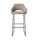 Jesper Home Yanai barkruk H75 Biscuit Beach slide black