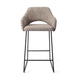 Jesper Home Yanai barkruk H65 Biscuit Beach slide black