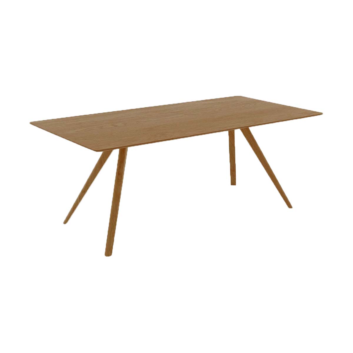 HelloTable Novum 30 eettafel rechthoekig 300x100 cm eiken Tabacco