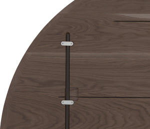 HelloTable Novum 30 eettafel Rond Ø110 cm eiken leem