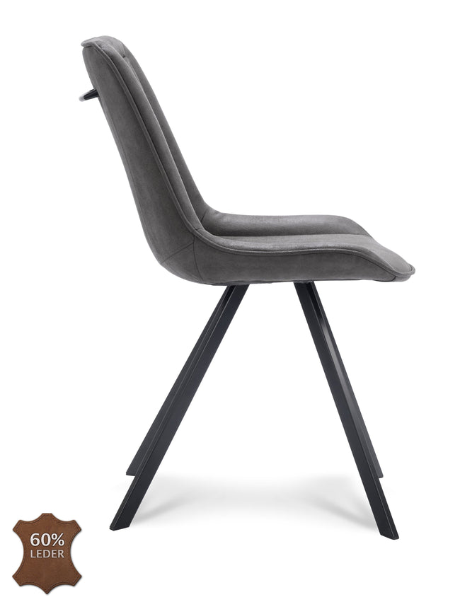 Breeze Halberg stoel graphite - Breeze Halberg stoel graphite