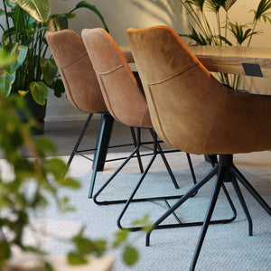 Comodo Carbina armstoel natural/taupe draaibaar