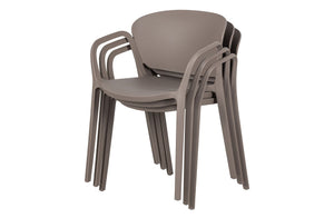 WOOOD Bent tuinstoel Taupe